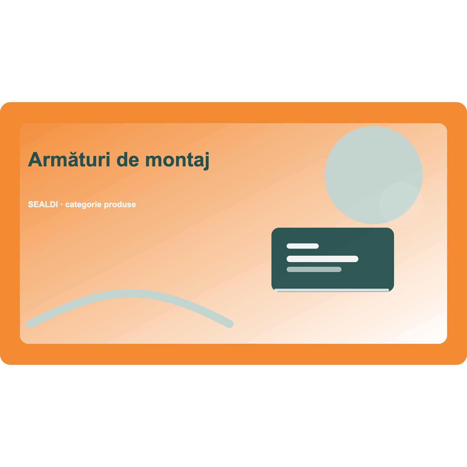 Armături de montaj