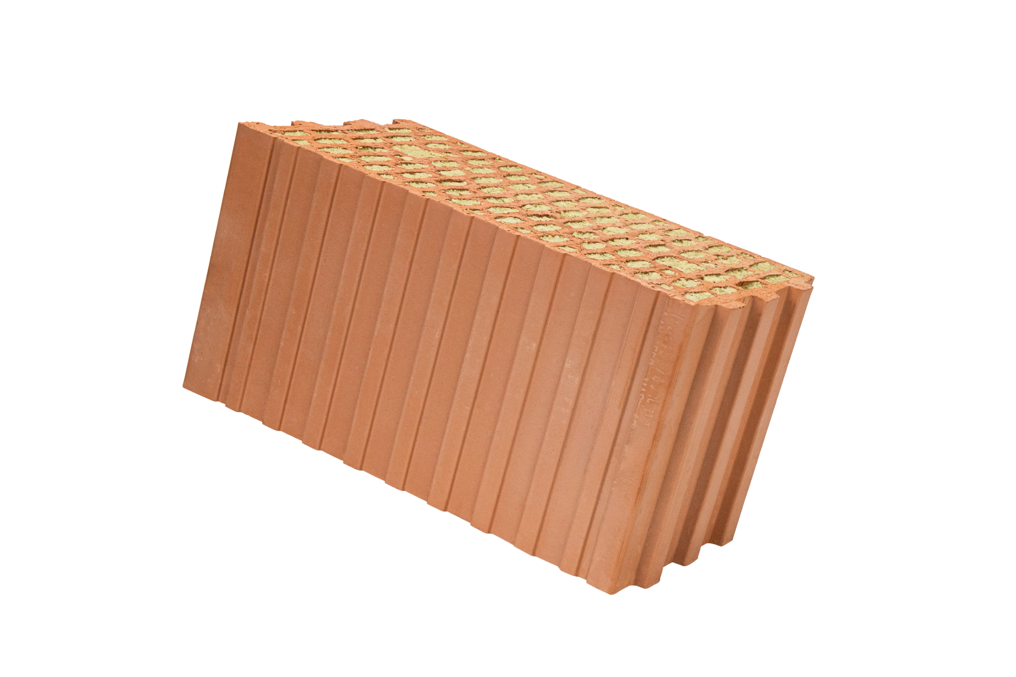 EVOCERAMIC 24 VB - Cărămidă izolantă cu vată bazaltică, nut și feder
