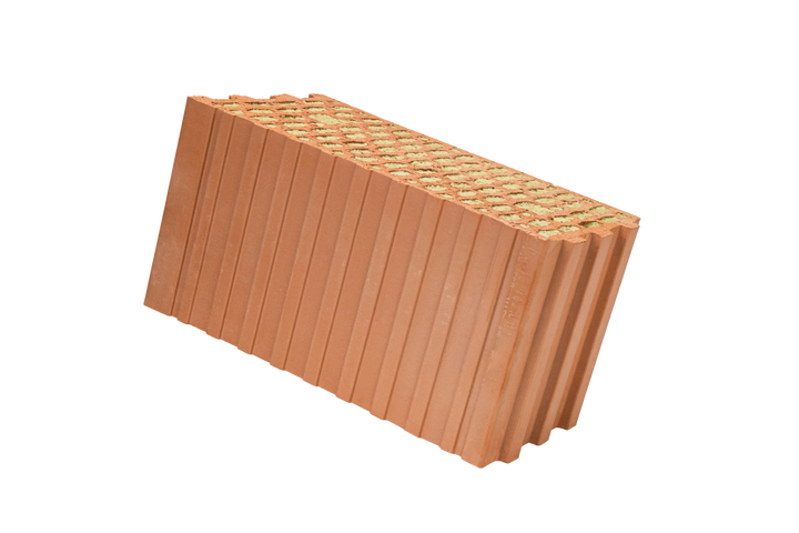 EVOCERAMIC 24 VB - Cărămidă izolantă cu vată bazaltică, nut și feder
