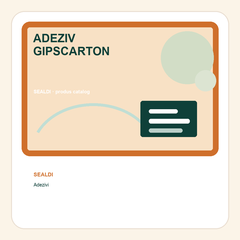ADEZIV GIPSCARTON