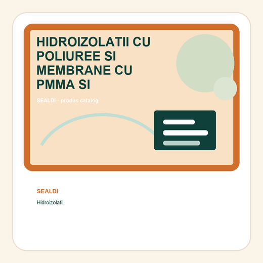 HIDROIZOLATII SUBTERANE
