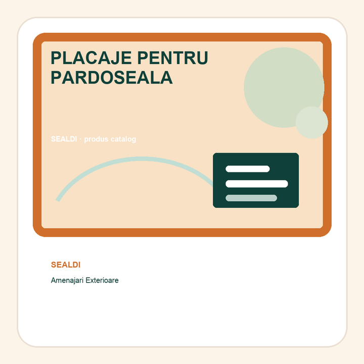 PLACAJE PENTRU PARDOSEALA