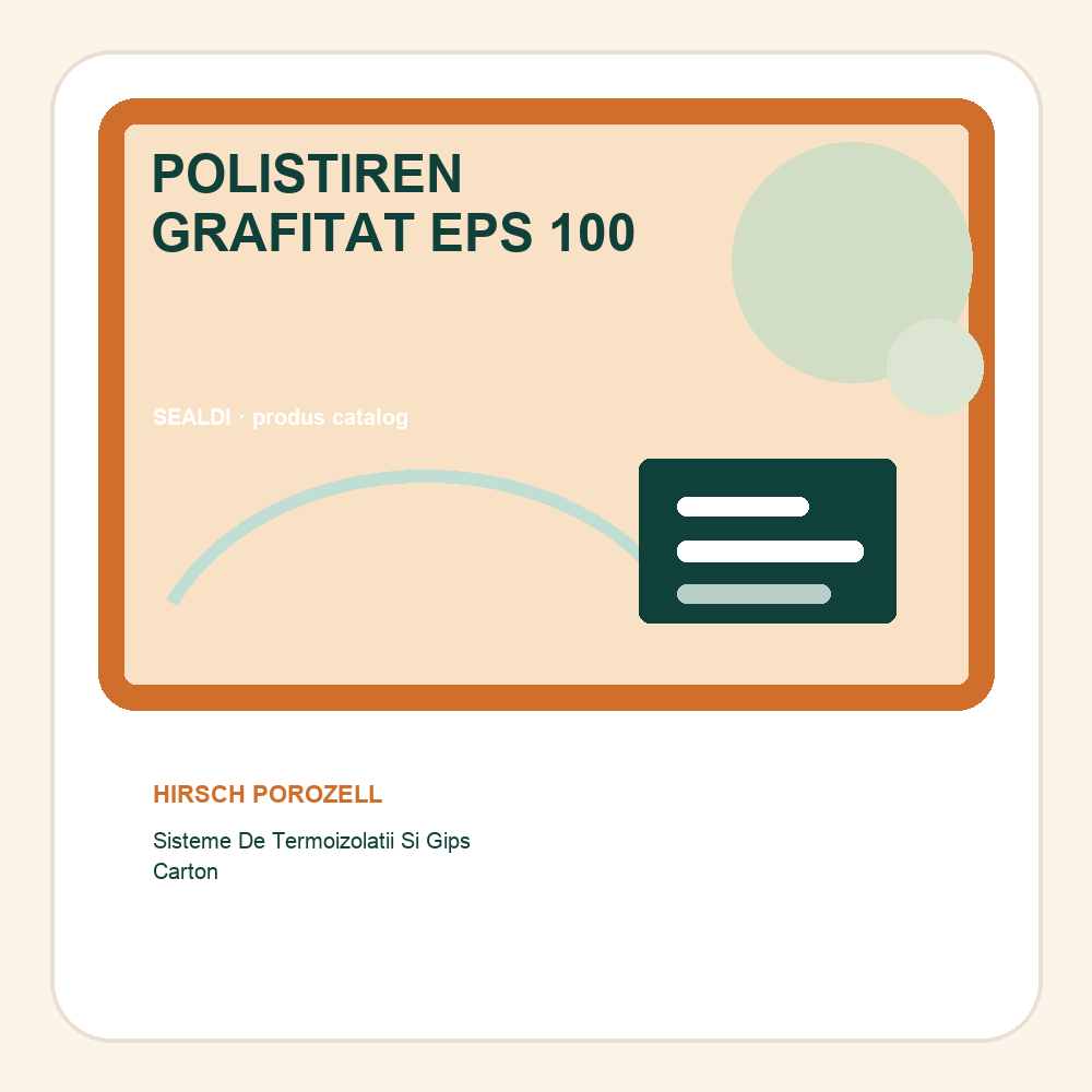 POLISTIREN GRAFITAT EPS 100